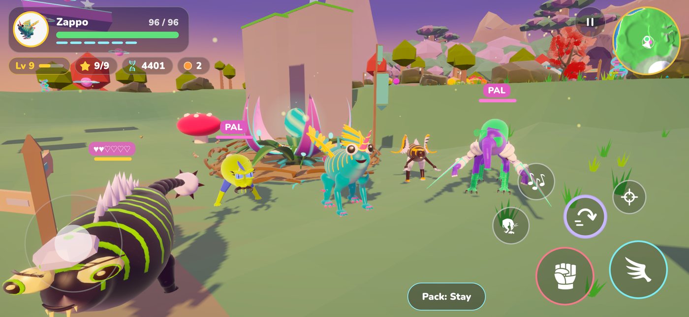 A tribe of three friends at the nest